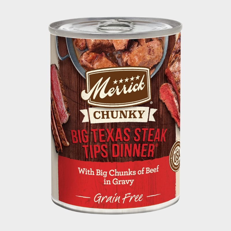 Merrick Chunky Grain Free Premium And Wholesome Canned Dog