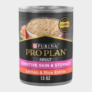 Can of Purina pro plan adult formula for sensitive stomach