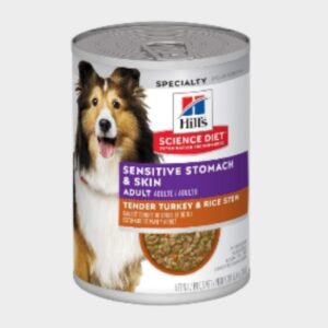 Hills Science Diet Wet Dog Food Adult Sensitive Stomach Skin Tender Turkey