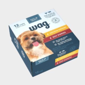 Wag Wet Dog Food Cups Chicken Beef in